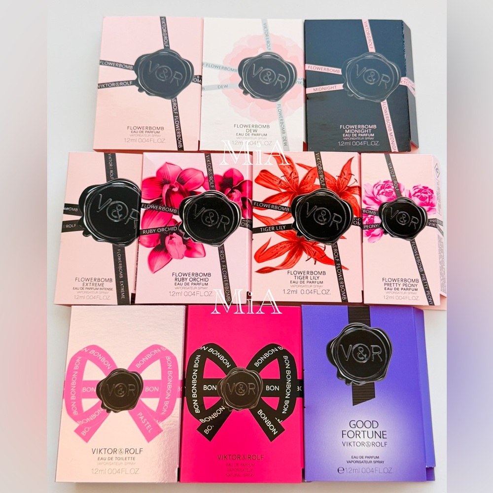 Viktor & Rolf FlowerBomb Perfume Collection Sample Size (10pcs) - Picture 3 of 4